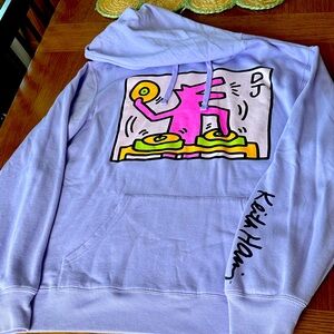 Keith Haring DJ Graphic Hoodie